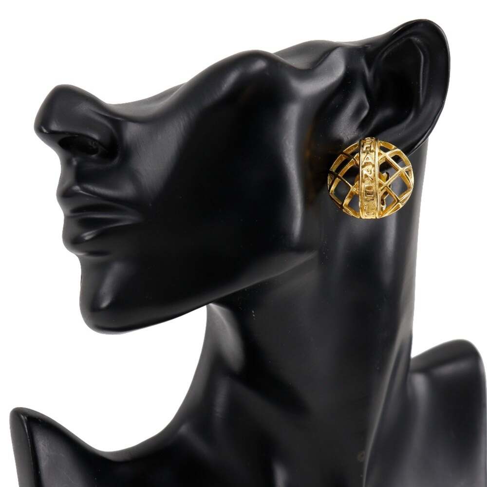 Chanel Earrings Gold-Tone Metal #228778C12B - Picture 2 of 6